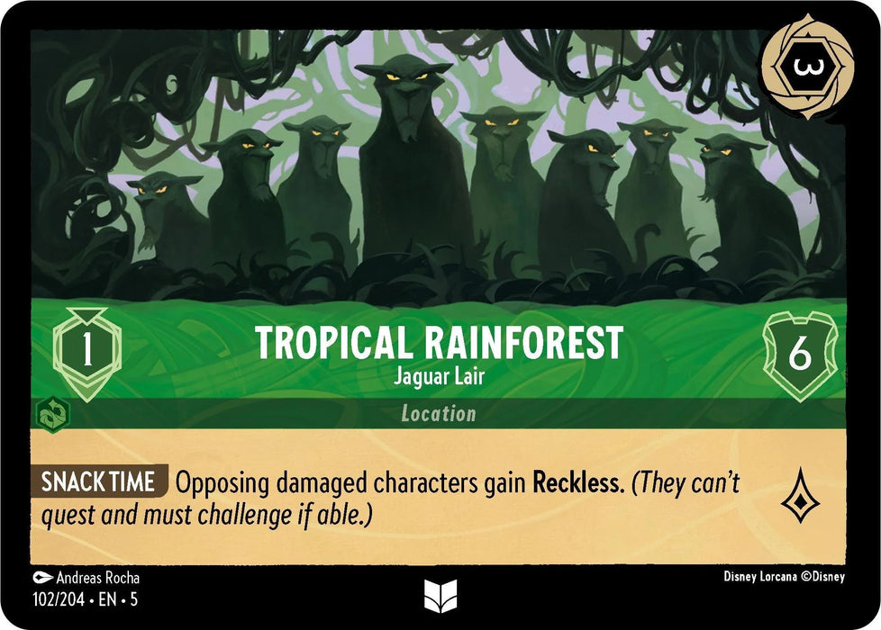 Tropical Rainforest - Jaguar Lair (102/204) [Shimmering Skies] - for just $0.10! 