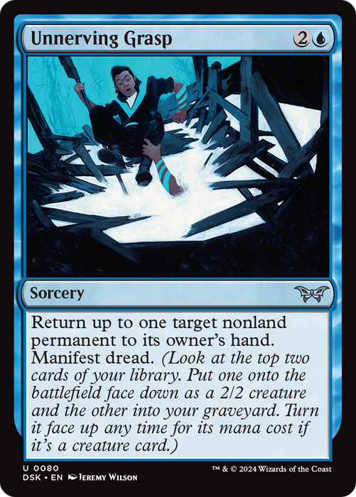 Unnerving Grasp (DSK-080) - Duskmourn: House of Horror Foil - for just $0.02! 