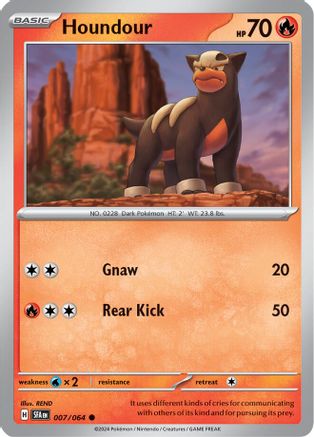 Houndour 007/064 - SV Shrouded Fable - for just $0.05! 
