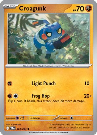 Croagunk 023/064 - SV Shrouded Fable - for just $0.04! 