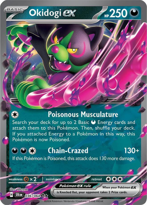 Okidogi ex (036/064) [Scarlet & Violet: Shrouded Fable] - for just $0.30! 