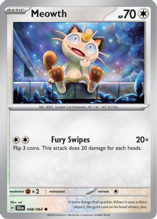 Meowth 048/064 - SV Shrouded Fable - for just $0.08! 