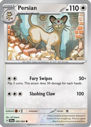 Persian 049/064 - SV Shrouded Fable - for just $0.05! 