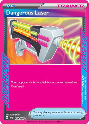Dangerous Laser 058/064 - SV Shrouded Fable Holofoil - for just $0.30! 