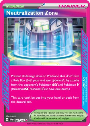 Neutralization Zone 060/064 - SV Shrouded Fable Holofoil - for just $0.40! 
