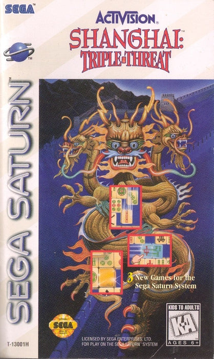 Shanghai Triple Threat (Sega Saturn) - for just $0! 