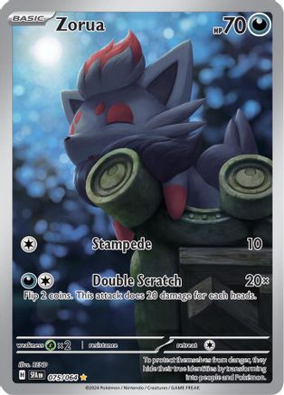 Zorua [75] (SV: Shrouded Fable) Holofoil - Just $4.75! Shop now at Retro Gaming of Denver