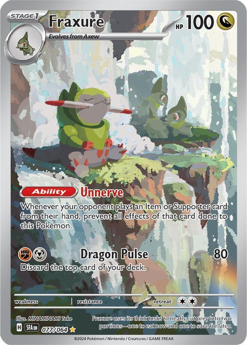 Fraxure (077/064) [Scarlet & Violet: Shrouded Fable] - for just $6.25! 