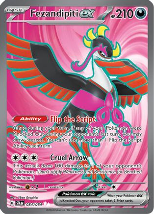 Fezandipiti ex 084/064 - SV Shrouded Fable Holofoil - for just $8.55! 