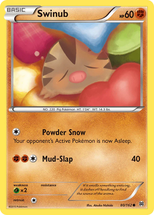 Swinub (80/162) [XY: BREAKthrough] - for just $0.10! 