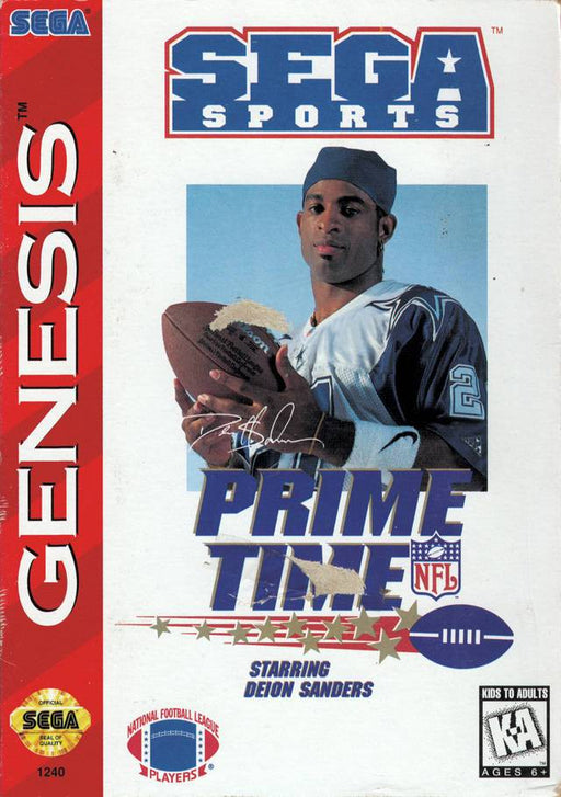 Prime Time NFL Football starring Deion Sanders (Reproduction) (Sega Genesis) - for just $0! 