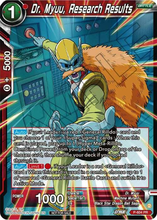 Dr. Myuu, Research Results (Tournament Pack Vol. 8) (P-604) [Promotion Cards] - for just $0.15! 