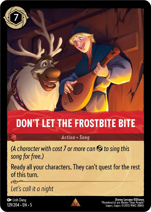 Don't Let the Frostbite Bite (129/204) [Shimmering Skies] - Just $0.05! Shop now at Retro Gaming of Denver