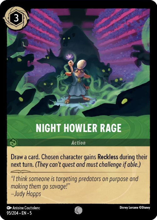 Night Howler Rage (95/204) [Shimmering Skies] - for just $0.10! 