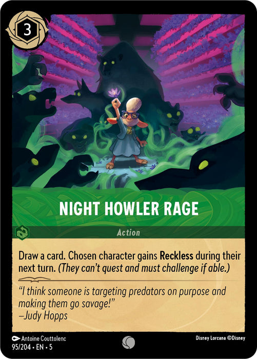 Night Howler Rage (95/204) [Shimmering Skies] - Just $0.04! Shop now at Retro Gaming of Denver