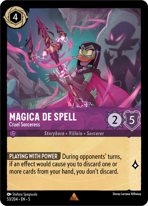 Magica De Spell - Cruel Sorceress (53/204) [Shimmering Skies] - Just $0.10! Shop now at Retro Gaming of Denver