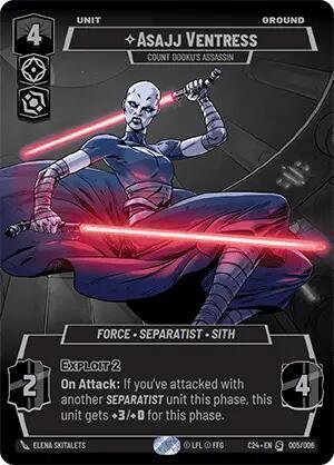 Asajj Ventress - Count Dooku's Assassin (2024 Convention Exclusive) (005/006) [Miscellaneous] - for just $5.80! 