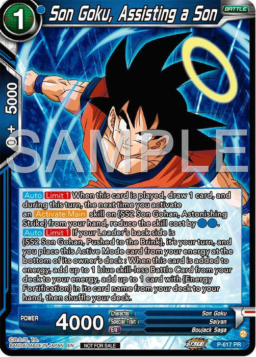 Son Goku, Assisting a Son (Deluxe Pack 2024 Vol.2) (P-617) [Promotion Cards] - for just $0.15! 