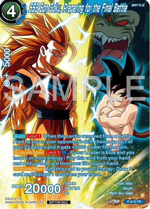 SS3 Son Goku, Preparing for the Final Battle (Full Art) (Deluxe Pack 2024 Vol.2) (P-618) [Promotion Cards] - for just $9.75! 