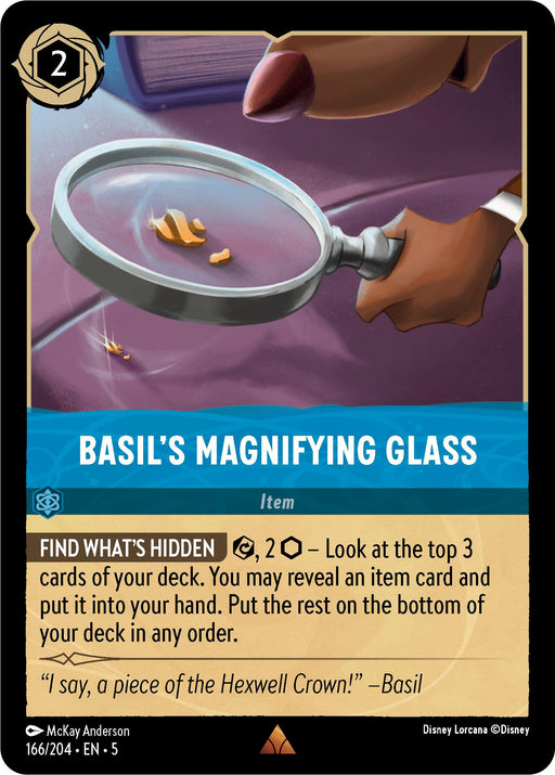 Basil's Magnifying Glass (166/204) [Shimmering Skies] - Just $0.05! Shop now at Retro Gaming of Denver