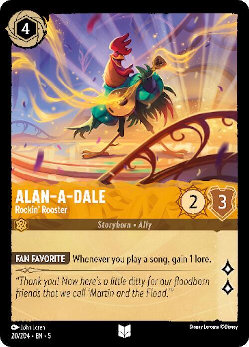 Alan-A-Dale - Rockin' Rooster (20/204) [Shimmering Skies] - for just $0.10! 