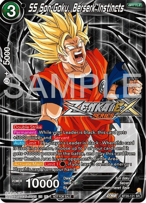 SS Son Goku, Berserk Instincts (Event Pack 15) (BT20-121) [Promotion Cards] - for just $1! 