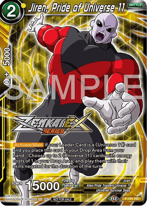Jiren, Pride of Universe 11 (Event Pack 15) (P-191) [Promotion Cards] - for just $0.45! 