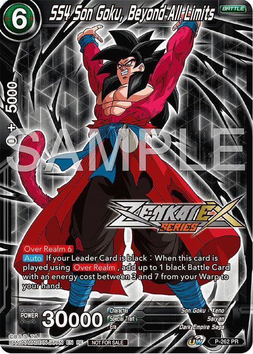 SS4 Son Goku, Beyond All Limits (Event Pack 15) (P-262) [Promotion Cards] - for just $0.75! 