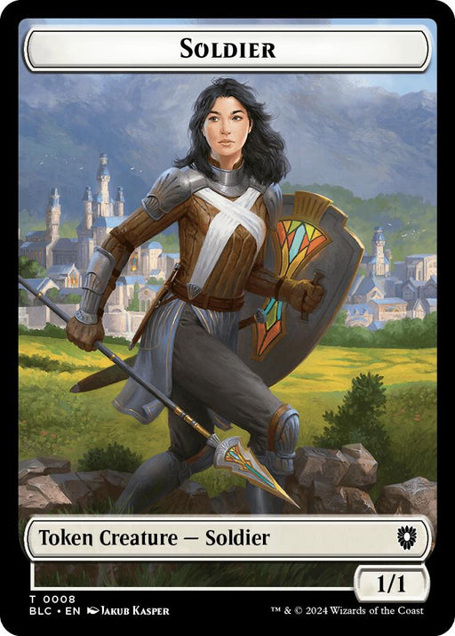 Soldier // Citizen Double-Sided Token [Bloomburrow Commander Tokens] - Just $0.10! Shop now at Retro Gaming of Denver