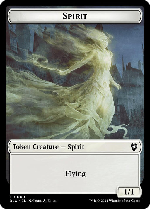 Spirit // Faerie Double-Sided Token [Bloomburrow Commander Tokens] - Just $0.10! Shop now at Retro Gaming of Denver