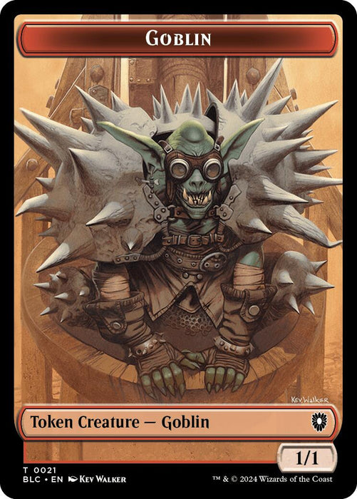 Goblin // Thopter Double-Sided Token [Bloomburrow Commander Tokens] - Just $0.10! Shop now at Retro Gaming of Denver