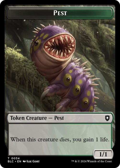 Pest // Shapeshifter Double-Sided Token [Bloomburrow Commander Tokens] - Just $0.10! Shop now at Retro Gaming of Denver