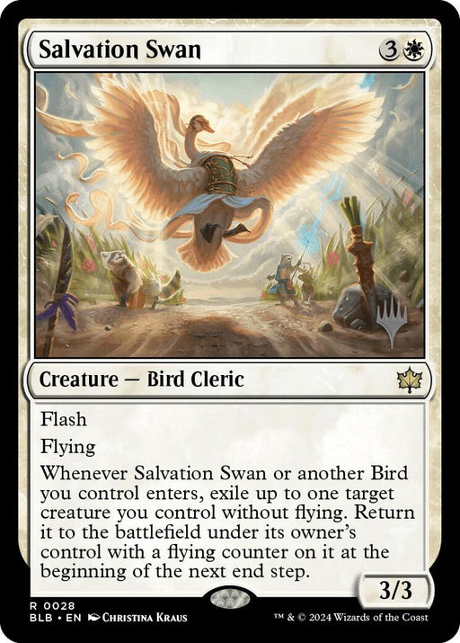 Salvation Swan (Promo Pack) [Bloomburrow Promos] - Just $0.25! Shop now at Retro Gaming of Denver