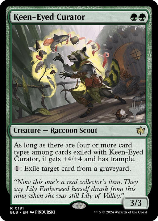 Keen-Eyed Curator (Promo Pack) [Bloomburrow Promos] - Just $0.50! Shop now at Retro Gaming of Denver