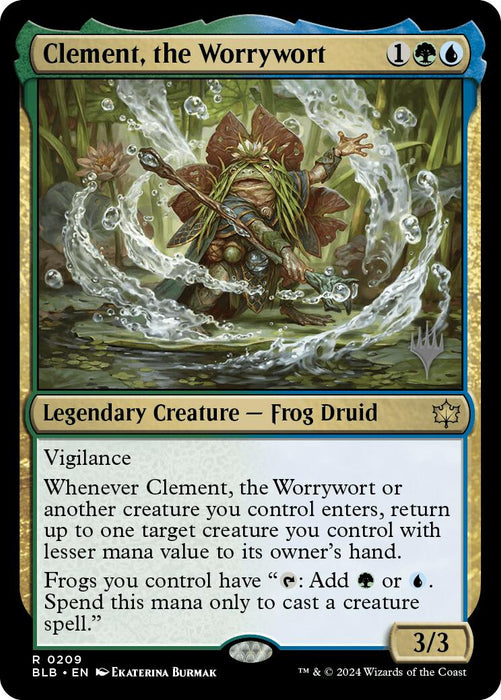 Clement, the Worrywort (Promo Pack) [Bloomburrow Promos] - Just $0.20! Shop now at Retro Gaming of Denver