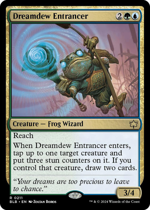 Dreamdew Entrancer (Promo Pack) [Bloomburrow Promos] - Just $0.15! Shop now at Retro Gaming of Denver