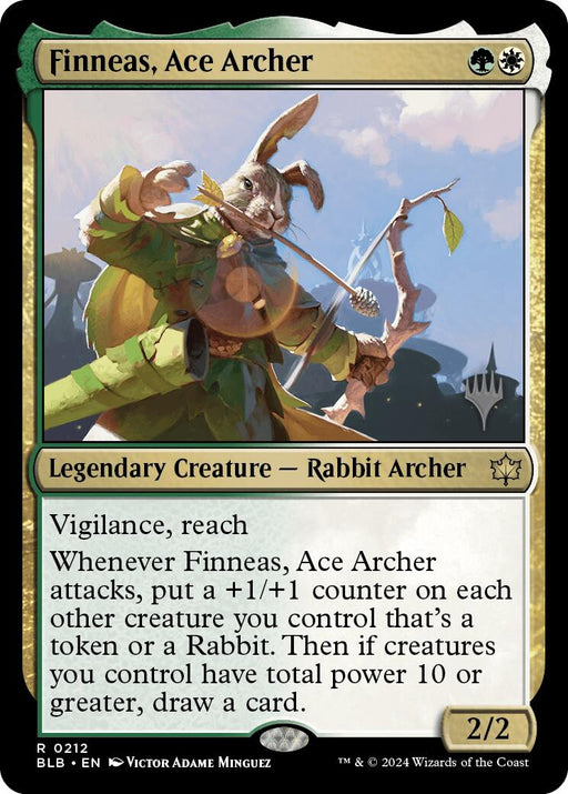 Finneas, Ace Archer (Promo Pack) [Bloomburrow Promos] - Just $0.40! Shop now at Retro Gaming of Denver