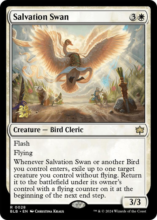 Salvation Swan [Bloomburrow Prerelease Promos] - Just $0.30! Shop now at Retro Gaming of Denver