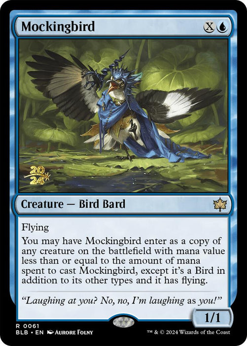 Mockingbird [Bloomburrow Prerelease Promos] - Just $7.65! Shop now at Retro Gaming of Denver