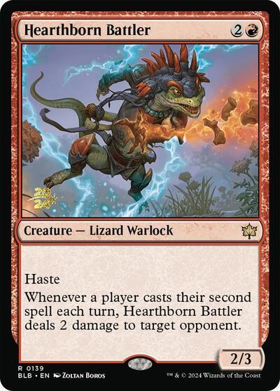 Hearthborn Battler [Bloomburrow Prerelease Promos] - Just $0.29! Shop now at Retro Gaming of Denver