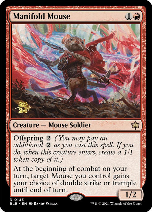 Manifold Mouse [Bloomburrow Prerelease Promos] - Just $0.60! Shop now at Retro Gaming of Denver