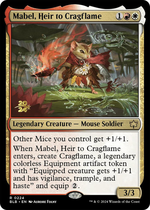 Mabel, Heir to Cragflame [Bloomburrow Prerelease Promos] - Just $3.85! Shop now at Retro Gaming of Denver