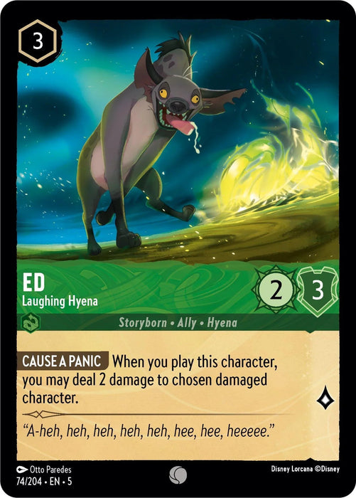 Ed - Laughing Hyena (74/204) [Shimmering Skies] - for just $0.10! 
