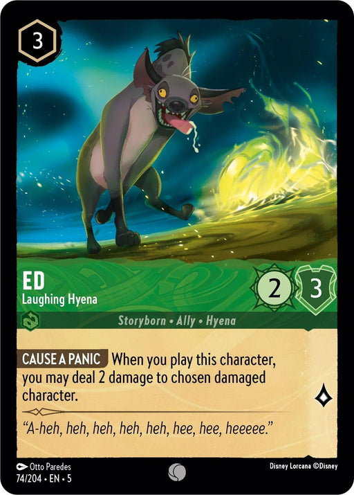 Ed - Laughing Hyena (74/204) [Shimmering Skies] - for just $0.10! 