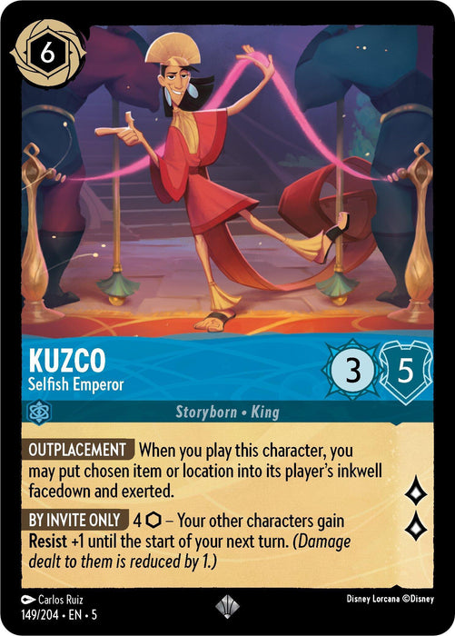 Kuzco - Selfish Emperor (149/204) [Shimmering Skies] - for just $0.10! 