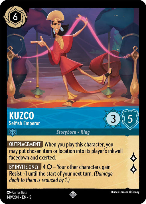 Kuzco - Selfish Emperor (149/204) [Shimmering Skies] - for just $0.10! 
