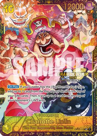 Charlotte Linlin (Championship 2024) (OP03-114) - One Piece Promotion Cards Foil - for just $443.25! 
