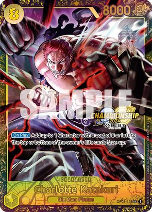 Charlotte Katakuri (Championship 2024) (OP03-123) - One Piece Promotion Cards Foil - for just $319.58! 