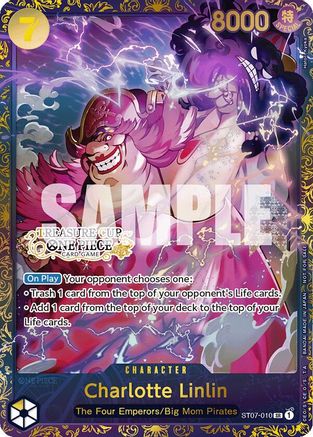 Charlotte Linlin (Treasure Cup) (ST07-010) - One Piece Promotion Cards Foil - for just $431.25! 