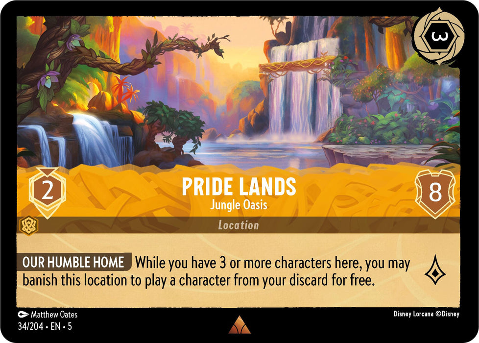 Pride Lands - Jungle Oasis (34/204) - Shimmering Skies - for just $0.05! 
